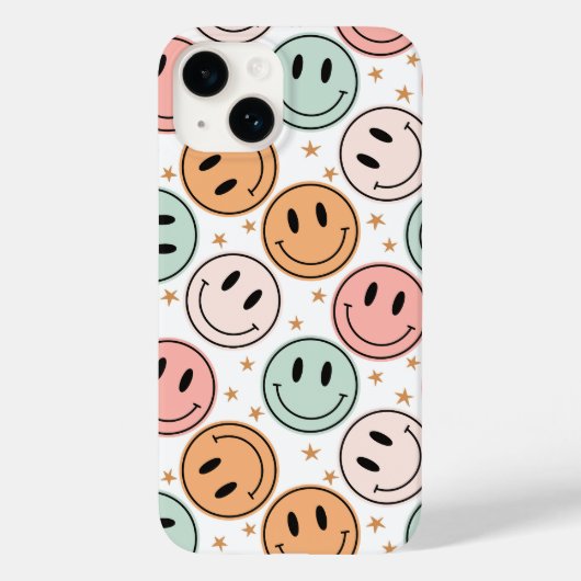 Happy Face Case-Mate iPhone Case (Achterkant)