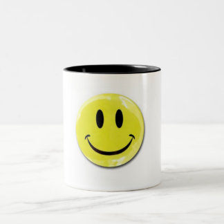 Happy Face Coffee-Mok Tweekleurige Koffiemok