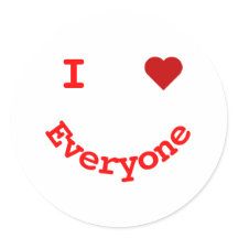 Happy Face Gepersonaliseerd Ik hoor iedereen