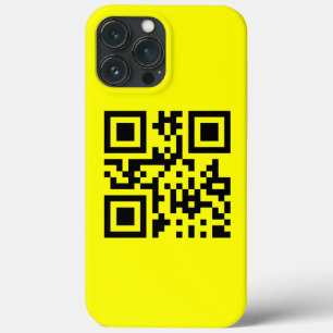 ☺ Happy Face glimlachend Emoji — QR-code iPhone 13 Pro Max Hoesje