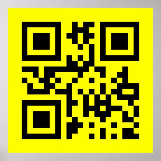 ☺ Happy Face glimlachend Emoji — QR-code Poster (Voorkant)