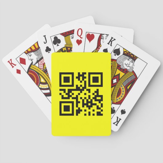 ☺ Happy Face glimlachend Emoji — QR-code Speelkaarten (Achterkant)