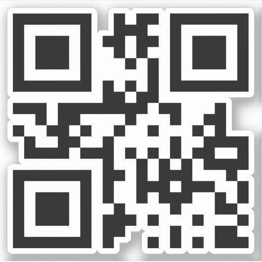 ☺ Happy Face glimlachend Emoji — QR-code Sticker (Voorkant)