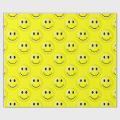 Happy Face Graphic Pattern Cadeaupapier (Vlak)