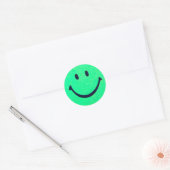 Happy face – Happiness – smiling face Ronde Sticker (Envelop)