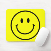 Happy Face Mousepad Muismat (Met muis)