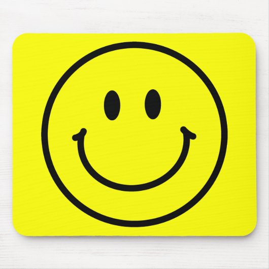 Happy Face Mousepad Muismat (Voorkant)
