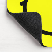 Happy Face Mousepad Muismat (Hoek)