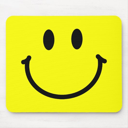 Happy Face Mousepad Muismat (Voorkant)