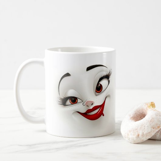 Happy Face Mug (Avec donut)