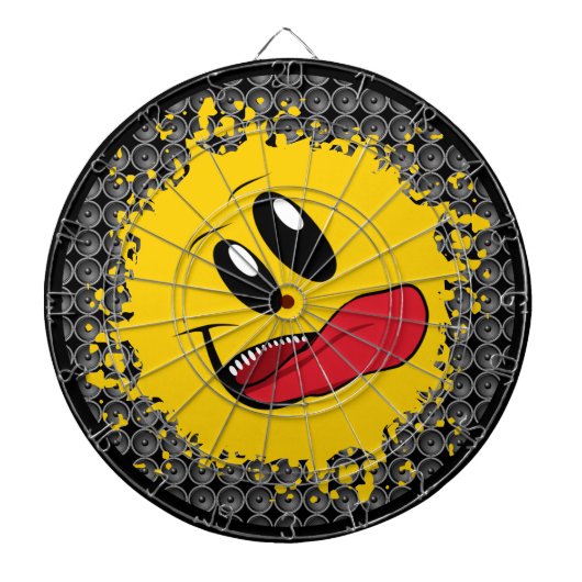 Happy Face Music Dartboard Dartbord (Voorkant)