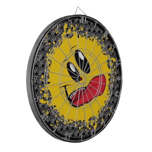 Happy Face Music Dartboard Dartbord (Voorkant Links)