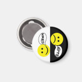 Happy Face NETTE DIRTY Lave-vaisselle Magnet (Recto/Verso)