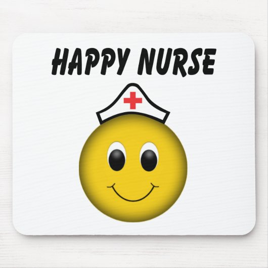 Happy Face Nurse Muismat (Voorkant)