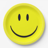 Happy Face Papieren Bordje (Voorkant)