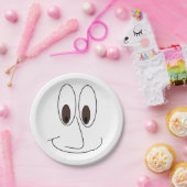 Happy Face Print Fun Papieren Bordje (Feest)