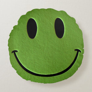 Happy Face Rond Kussen
