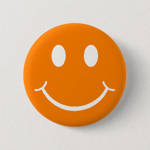 Happy Face Ronde Button 5,7 Cm