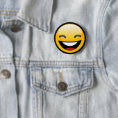 HAPPY FACE RONDE BUTTON 5,7 CM (In situ)
