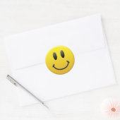 Happy Face Ronde Sticker (Envelop)