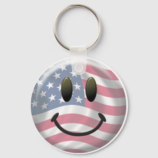 Happy Face Sleutelhanger (Voorkant)