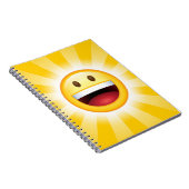 Happy Face Smiley Emoji Notitieboek (Rechterzijde)