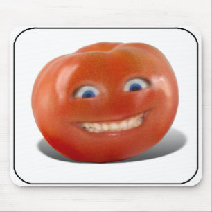 Happy Face Smiling Tomato Muismat