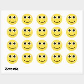 Happy Face Stickers Geel lachend Emoticon (Vel)
