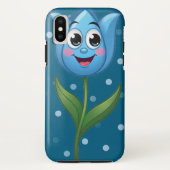 Happy Face Tulip iPhone / coque ipad (Dos)