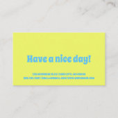 Happy Face Visitekaartje (Voorkant)