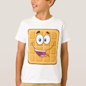 Happy Face Waffle T-Shirt (Voorkant)