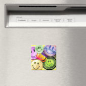 HAPPY FACES Magnet Magneet (Insitu (Vaatwasser))