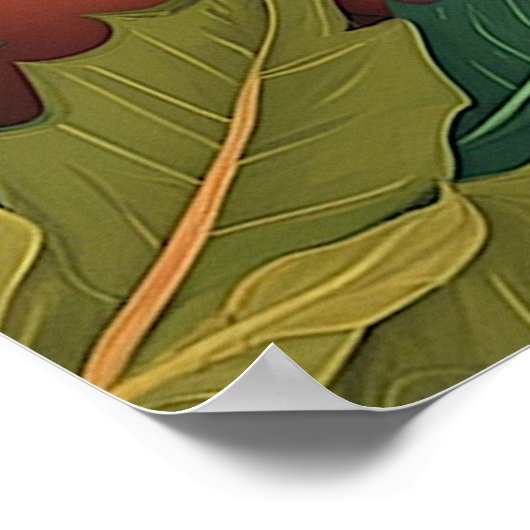 Happy Fall Automne Poster (Coin)