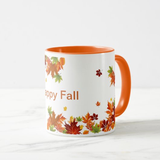 Happy Fall café tasse (Devant droit)