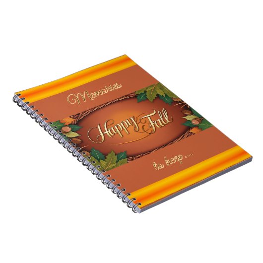 Happy Fall Memories Carnet (Côté Droit)