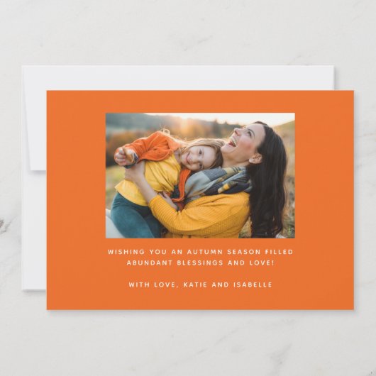 Happy Fall Y'all Automne Carte photo (Dos)