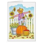 Happy Fall Y'All Card de Harvest Bear (Devant)