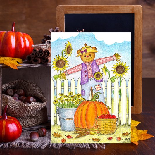 Happy Fall Y'All Card de Harvest Bear