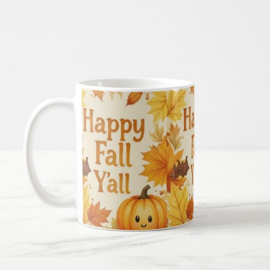 Happy Fall Y'all Mug (Gauche)
