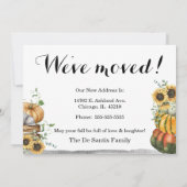 Happy Fall Y'all New Home Faire-part (Dos)