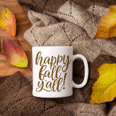Happy Fall Y'all Trendy Calligraphy Mug