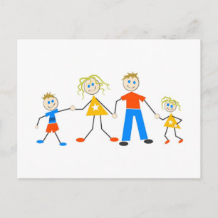 Happy Families Briefkaart