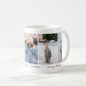 Happy Family Photo Collage Mug (Devant droit)