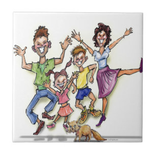 Happy Family Tegeltje