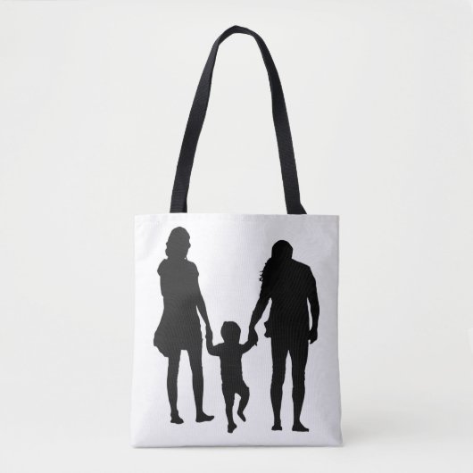 HAPPY FAMILY TOTE BAG (Voorkant)