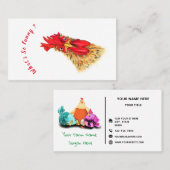 Happy Farm Funny Carte de visite (Devant / Derrière)