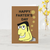 Happy Farter's Day - Carte de Fête des pères (Fleur jaune)