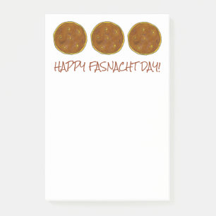 Happy Fasnacht Fastnacht Dag Donut Post Post-it® Notes