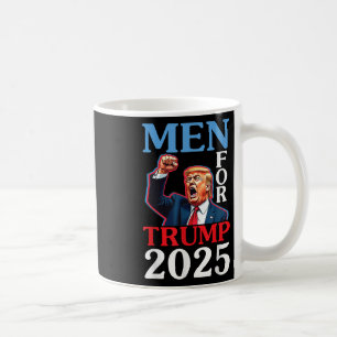 Happy Father Day Mannen voor Trump 2025 Papa Hus Koffiemok
