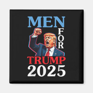 Happy Father Day Mannen voor Trump 2025 Papa Hus Magneet